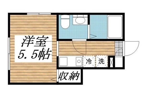 保谷駅 徒歩9分 1階の物件間取画像